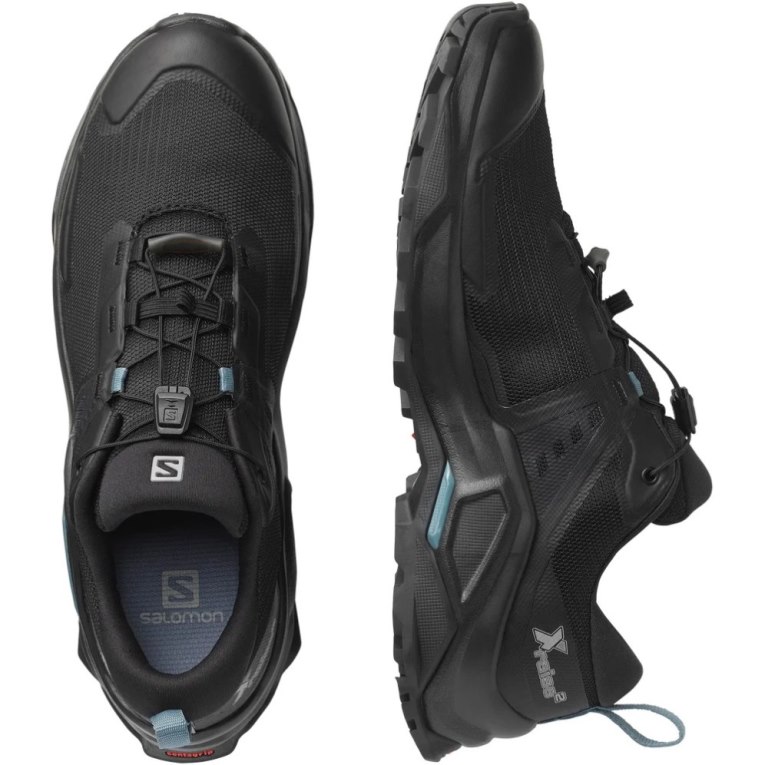 Black Salomon X Raise 2 Men's Hiking Shoes | PH 78456C